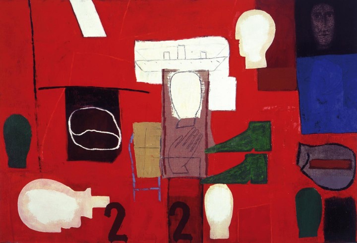 Atlantide, 2009. Olio su tela, 150 x 200 cm. Foto: Peppe Avallone.