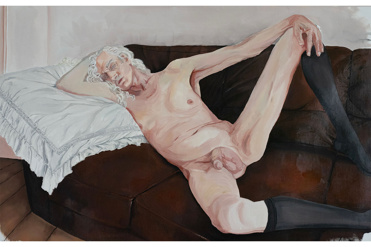 john in black stockings